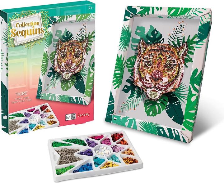 Immagine prodotto Lansay Arte della tigre in paillettes