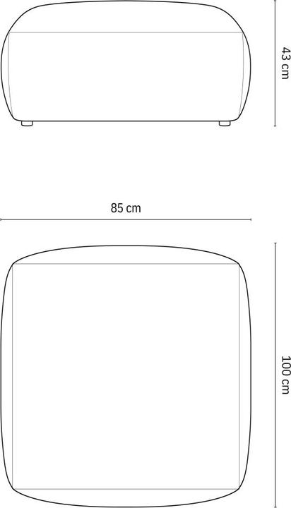 Produktbild Micadoni Chris (Sofahocker)
