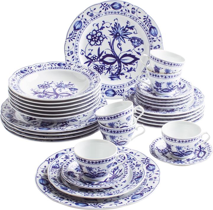 Produktbild Kahla Rossella Zwiebelmuster Kombiservice (30 Stk.)