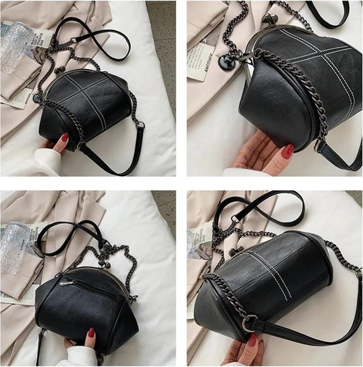 Produktbild Only-Bags.Store Kette Design Umhängetasche Hohe Qualität PU Leder Messenger Taschen Solid Farbe Designer Geldbörse