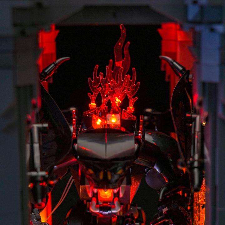 Produktbild BrickBling LED Licht Set für LEGO Der Herr der Ringe: Balrog™ Bücherstütze (10367) inkl. Fernbedienung