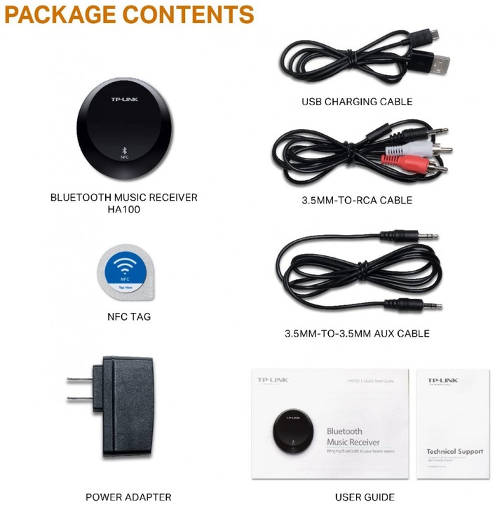 Actual product image TP-Link Wrl Blueth Audio Receiver (Receiver)