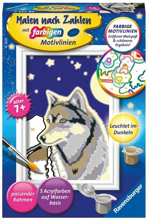 Actual product image Ravensburger Wolf portrait