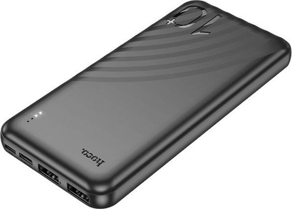 Actual product image Hoco J123 Powerbank 10 000 mAh Schwarz (10000 mAh, 37 Wh)