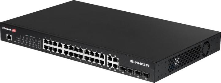 Actual product image edimax Switch Pro 24x GE GS-5424PLC V3 (POE) (24 ports)