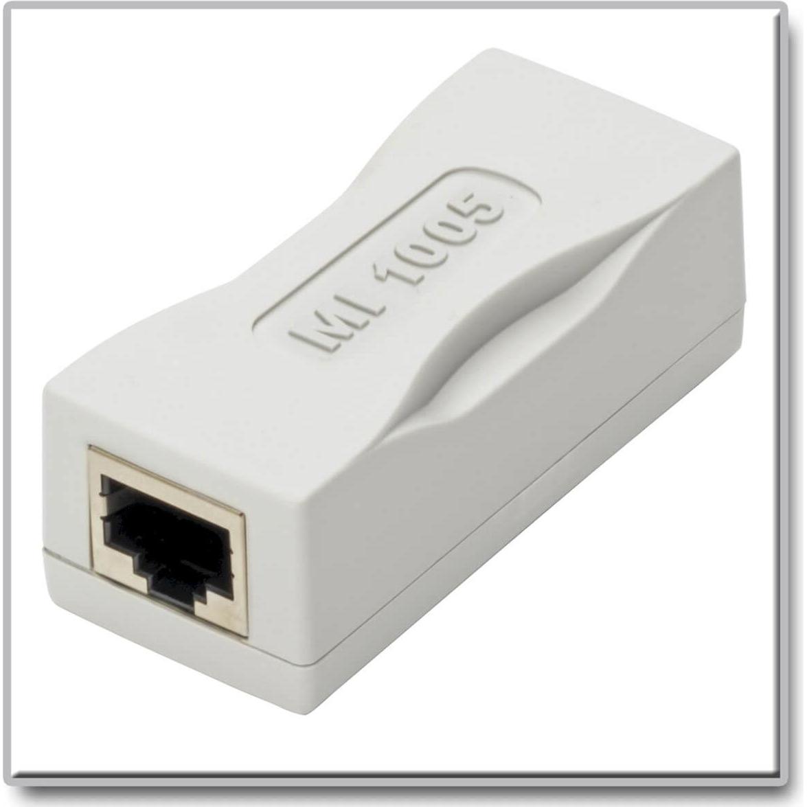 Eaton Ethernet Network Isolator Hospital-Grade RJ45 for Patient Care Vicinity IEC 60601-1, Serverschrank Zubehör, Grau