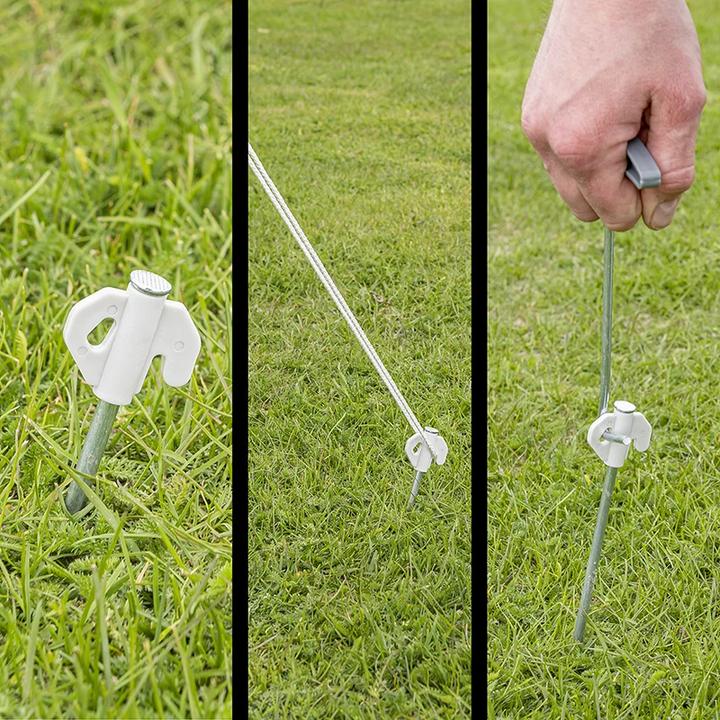 Actual product image ProPlus Rock bottom peg 20 cm with plastic hook - set of 20 pieces in a case