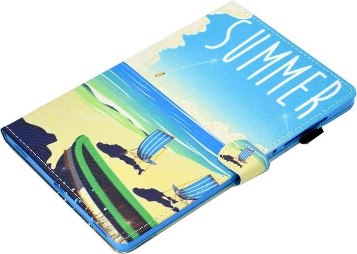 Produktbild König Design Schutz Tablet Hülle für Samsung Galaxy Tab S8 Case Cover Tasche Bumper Wallet (Galaxy Tab S8)