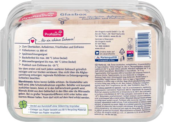 Image du produit dm Profissimo Glasbox (0.80 l)