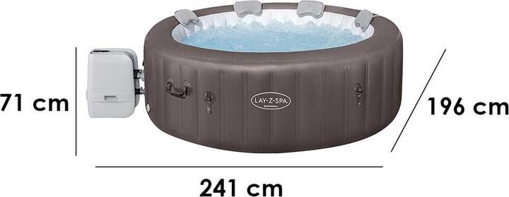 Actual product image Bestway Lay-Z-Spa Dominica Whirlpool, 4-6 Personen, EnergySense (6 Persons)