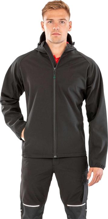 Actual product image Result Recycled Mens 3 Layer Printable Soft Shell Jacket (XL)