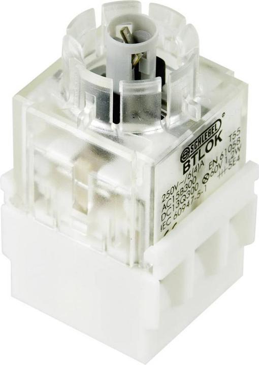Schlegel BTLO5K Contact element with lamp socket 2 NC contacts momentary 250 V 1 pc.