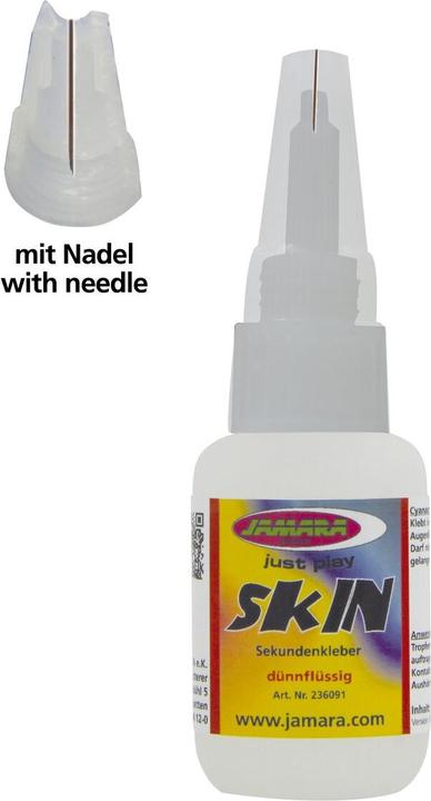 Produktbild Jamara Sekundenkleber Skin mit Nadel (30 g)
