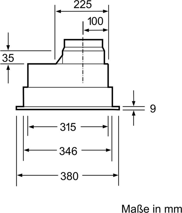 Produktbild Bosch Hausgeräte DHL555BL (Wandhaube)