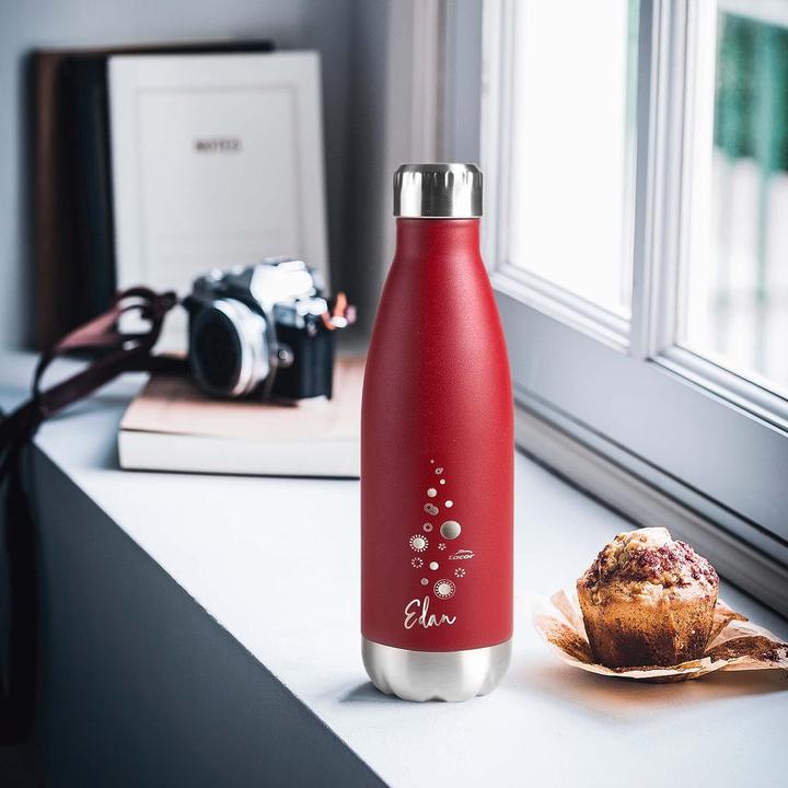 Produktbild Lacor Double Wall Stainless Steel Bottle 0.50L Red (50 l)