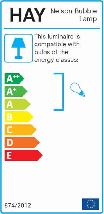 Energy Label Herman Nelson Ball Crisscross Bubble Medium pendant light (E27)