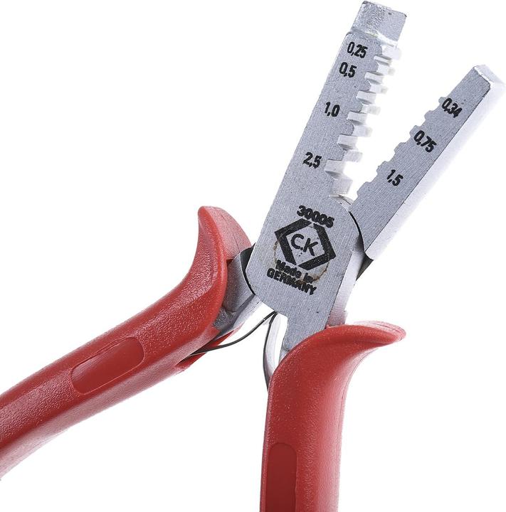 Actual product image C.K Magma Crimping pliers Wire end ferrules 0.25 (145 mm)