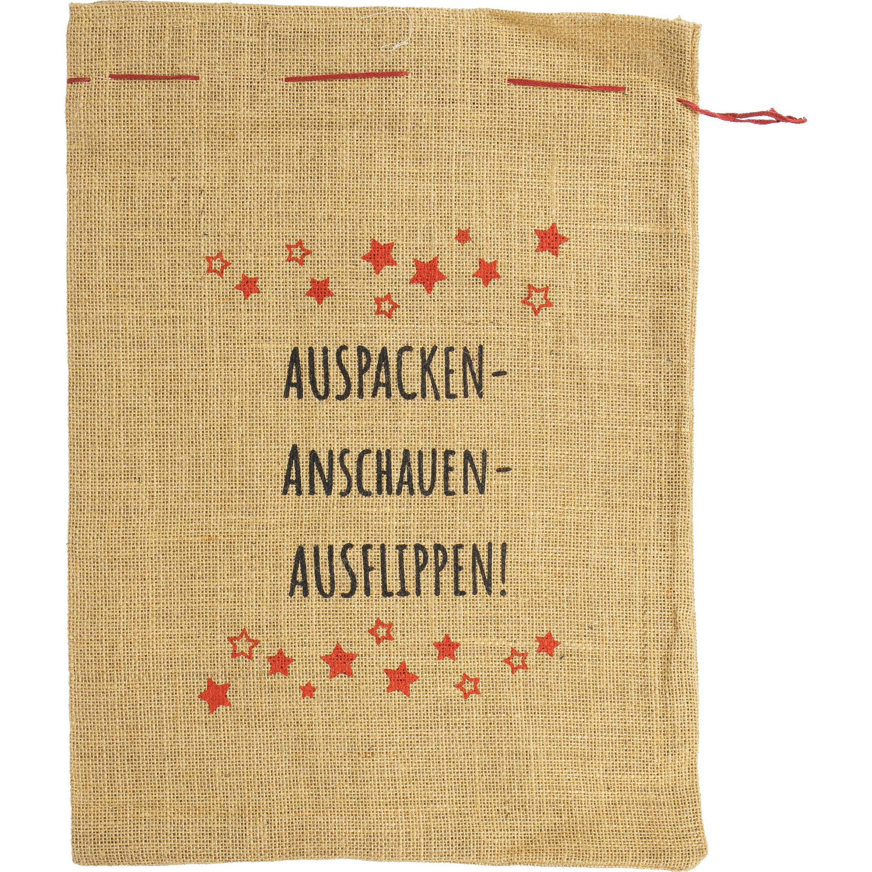 Magni, Geschenkverpackung, Weihn.Jutesack natur (Geschenktüte)