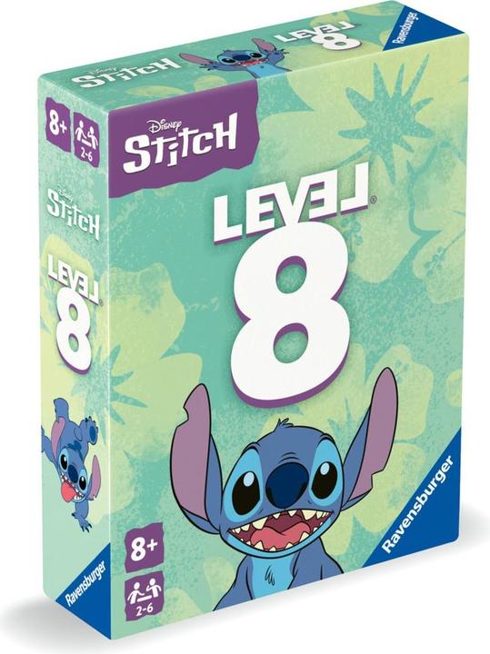 Actual product image Ravensburger 24700 - Disney Stitch Level 8 - The popular card game for 2-6 players and (Dutch, English, French, German, Italian, Portuguese, Spanish, 2 - 6 Players)