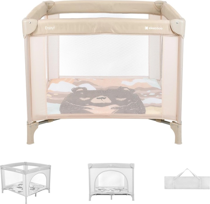 Immagine prodotto Kikkaboo Box Enjoy, lettino da viaggio (92 cm, 92 cm)
