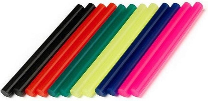Produktbild Dremel Farbige Klebestifte, 65 g, Ø 7mm (12 Stück)