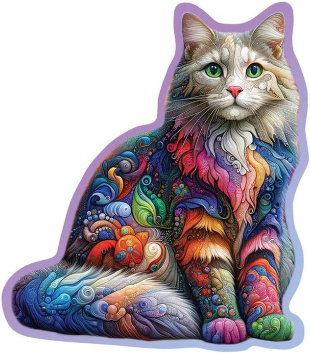 Image du produit WoodenCity Puzzle Holz M Soft Cat (150 pièces)