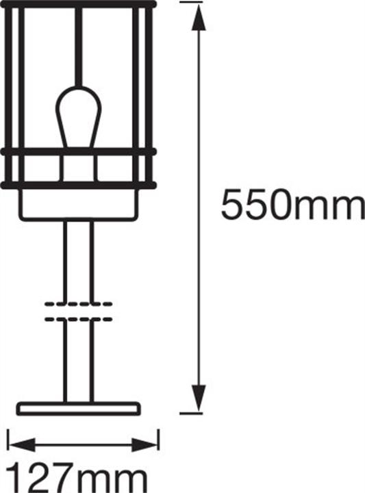 Produktbild Ledvance Endura Classic Post (E27, IP44)