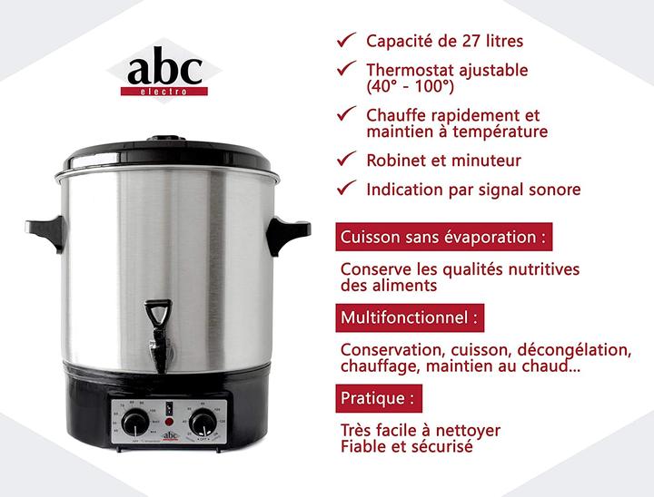 Produktbild abc Electro Einkochautomat 737.004 (27 l)