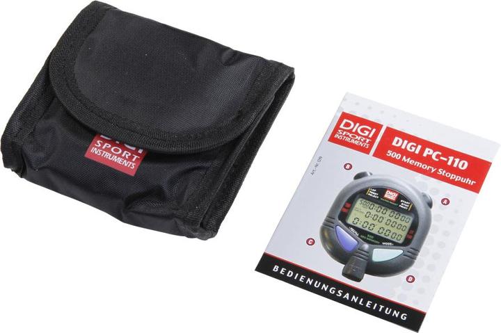 Actual product image Digi Sport DIGI PC-110/111 stopwatch, grey, 7.1 cm, 500 memory locations, 6 cm