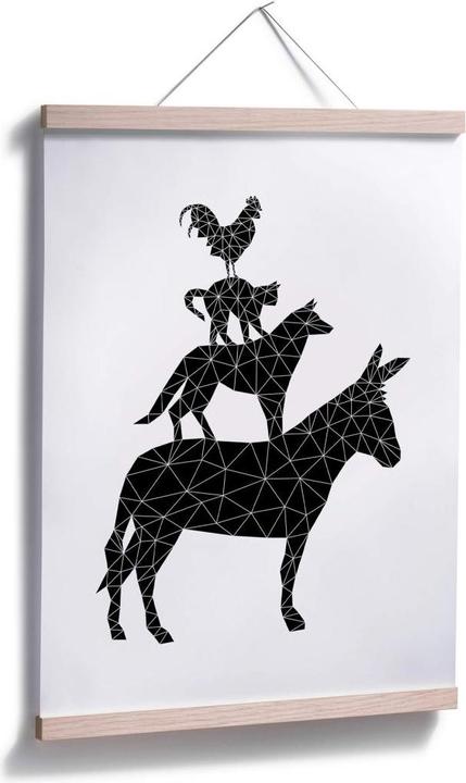 Immagine prodotto Trenddeko Musicisti geometrici della città di Brema (120 x 150 cm)