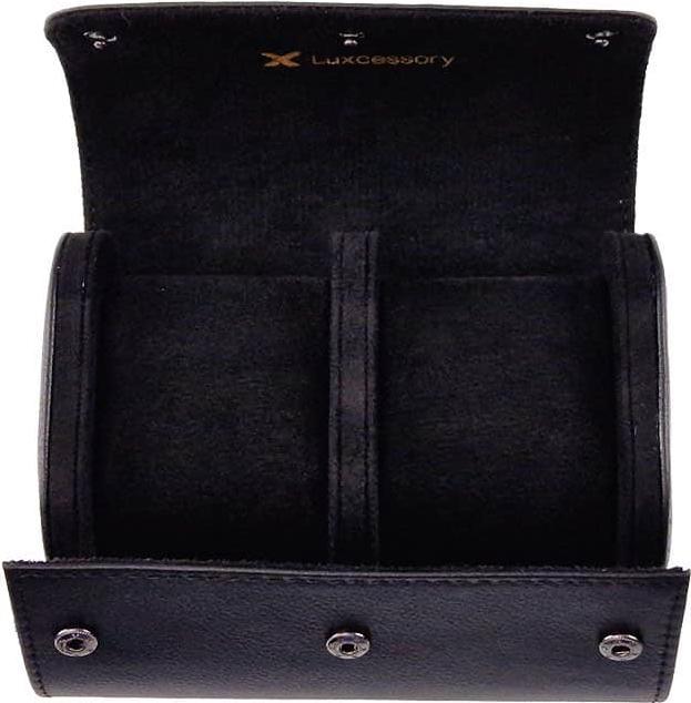 Actual product image Luxcessory Watch roll Agent with tracker for 2 watches