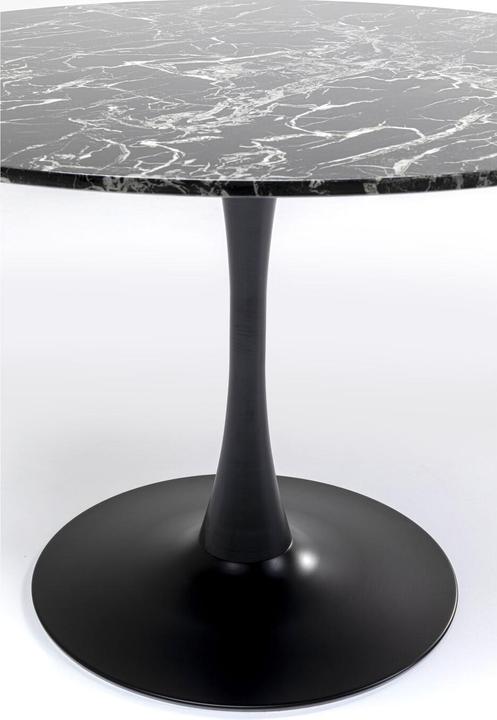 Image du produit Kare Design Table Veneto Marbre Noir Ø110cm