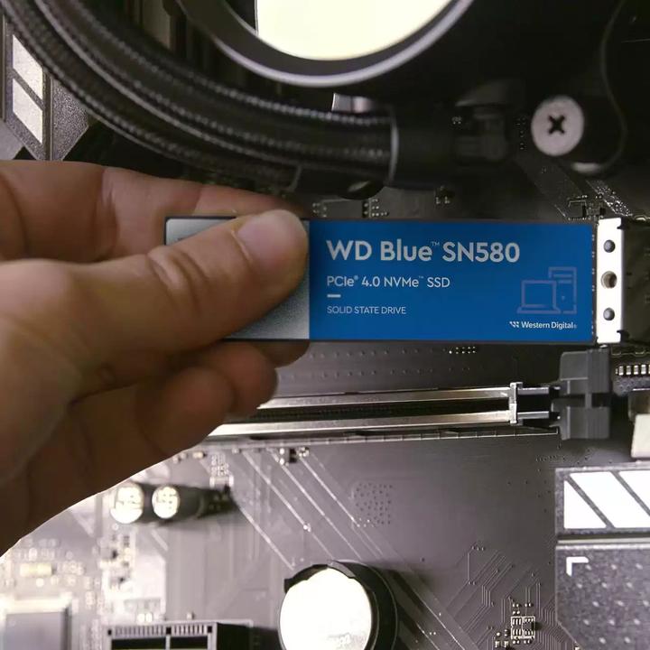 Actual product image WD Blue SN580 (500 GB, M.2 2280)