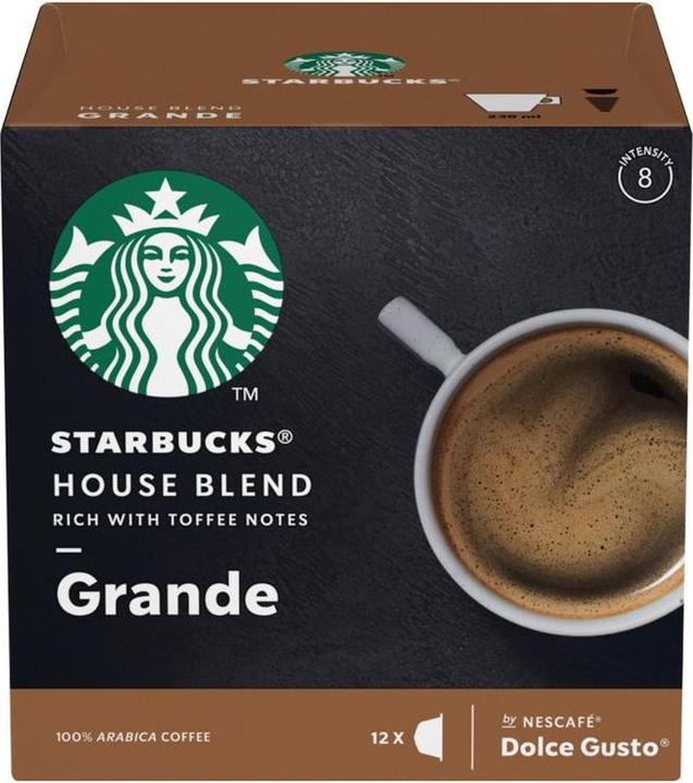 Image du produit Starbucks House Blend Grande by Nescafé Dolce Gusto Medium Roast (12 x Port.)