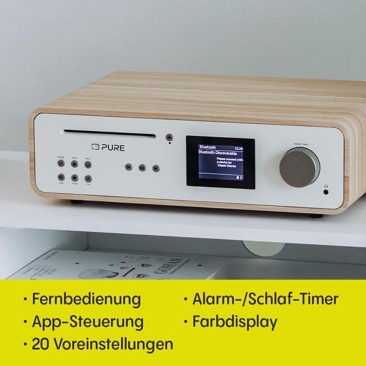 Actual product image Pure Classic Stereo (Bluetooth, Wi-Fi, CD player, Spotify Connect, 2x 50 W)