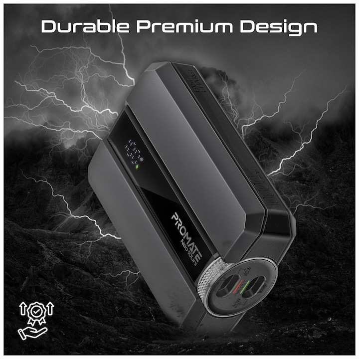 Produktbild ProMate Neo-10UniPowerbank 10000mAh (10000 mAh, 30 W, 37 Wh)