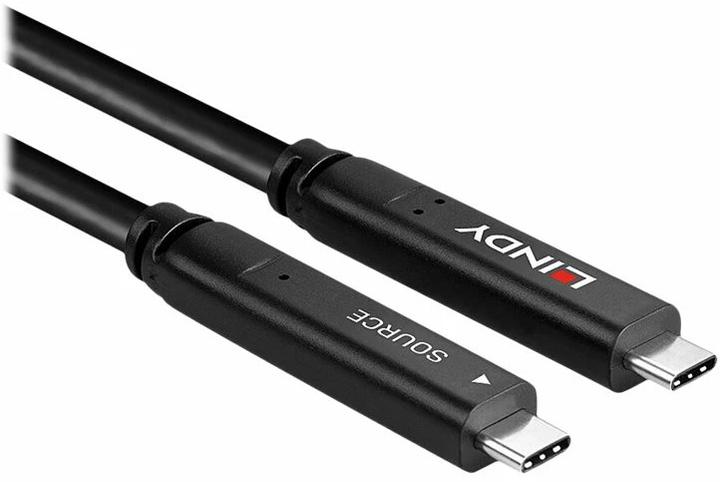 Actual product image Lindy USB 3.2 Gen 1 & DP 1.4 Type C Hybrid Cable (10 m, USB 3.2 Gen 1, 180 W)