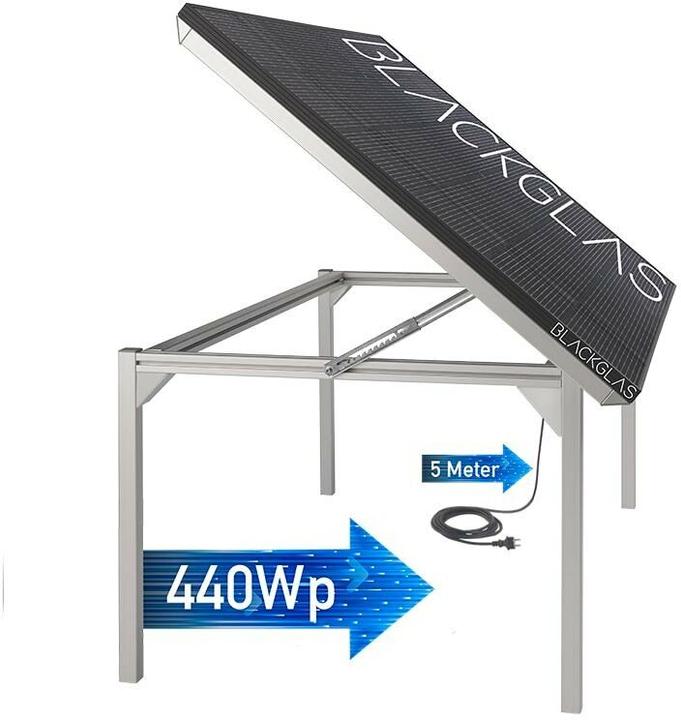 Actual product image Blackglas Solartisch ECOflex (440 W)