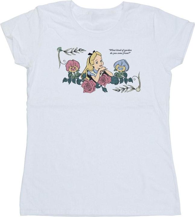 Immagine prodotto Disney Alice In Wonderland What Kind Of Garden Maglietta Donna (XL)