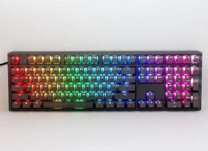 Actual product image Ducky One 3 Aura Black Gaming Keyboard, RGB LED - MX-Silent-Red (DE, Cable)