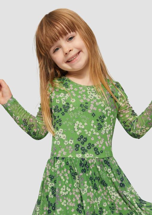 Image du produit S.Oliver Kleid Gemustertes Kleid aus unterlegtem Mesh (104)