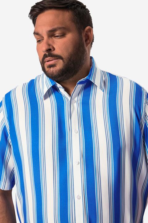 Produktbild Men+ Hemd, Halbarm, Bauchfit, Streifen, Kentkragen, Comfort Fit (XXL)