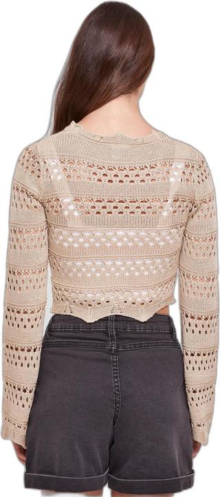 Produktbild Urban Classics Häkel-Crop-Strickpullover Frau (M, S)