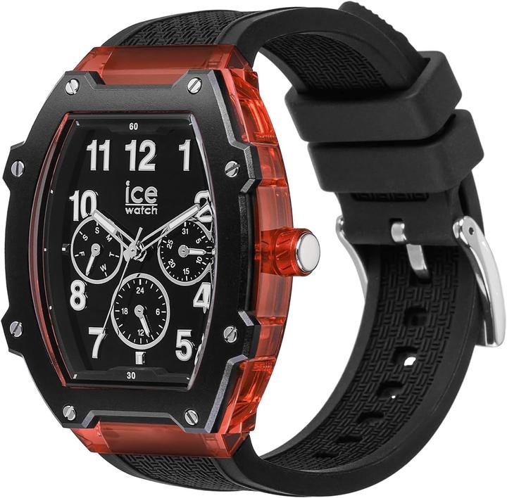 Produktbild ICE Watch Ice Boliday Schwarz Red Plastic (Analoguhr, 40 mm)