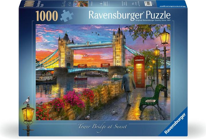 Image du produit Ravensburger Puzzle - Tower Bridge At Sunset 1000p (12000041) (1000 pièces)