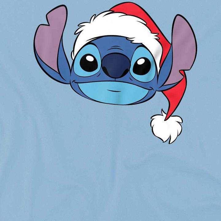 Actual product image Lilo & Stitch Childrens/Kids Santa Hat Christmas T-Shirt (104)