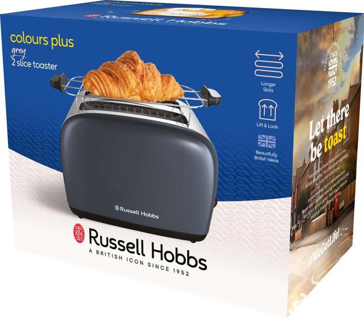 Produktbild Russell Hobbs Colours Plus Broodrooster - Grijs - 26552-56