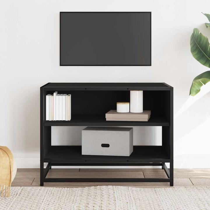 Actual product image vidaXL TV cabinet Lowboard TV cabinet TV table Wood-based material Metal (61 x 40 x 46 cm)