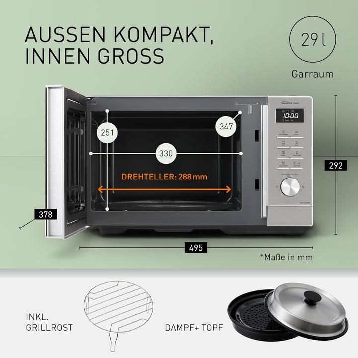 Actual product image Panasonic NN-GD39QSEPG (29 l)