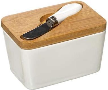 5Five Keramik Butterdose + Messer